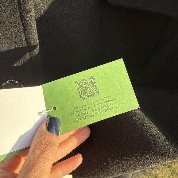 Kate Spade Wool Blend pea Coat Removable Faux Fur Collar Black NWT $320 Large - Picture 11 of 15